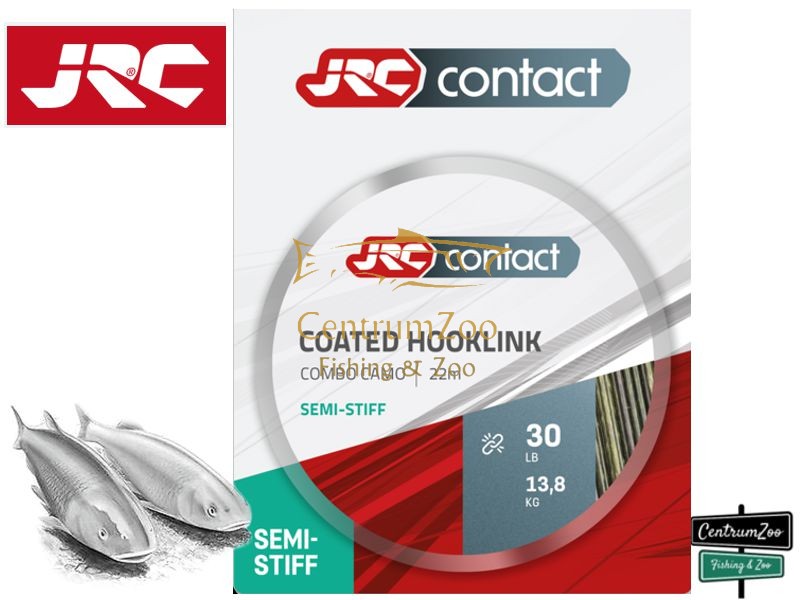 Image of Jrc Contact Coated Hooklink Combo Camo Semi Stiff 22M 25Lb Bevonatos Horogelőke (1553979)