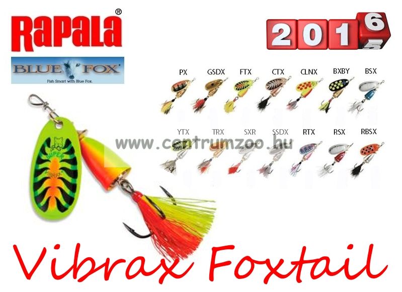 Image of Rapala Blue Fox Vibrax Foxtail Bfx3 Villantó 8G
