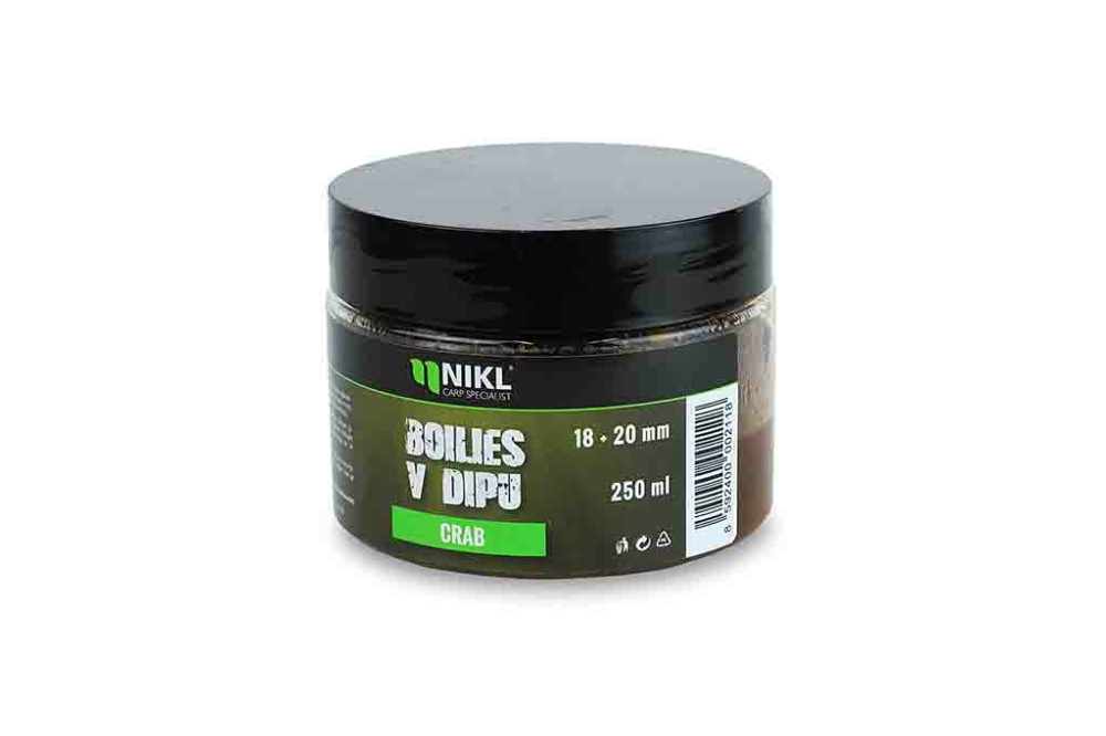Image of Nikl Carp Specialist - Dippelt csalizó bojli - Crab 18+20mm - 250g