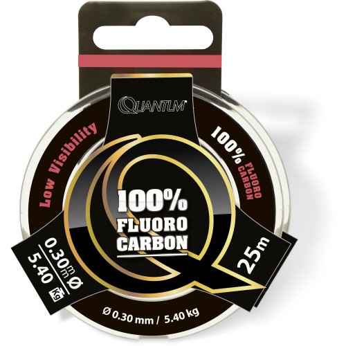 Image of Quantum® Fluoro Carbon Predator Ø0,20Mm 3,50Kg, 7,00Lb 25M Transparent (2625020)