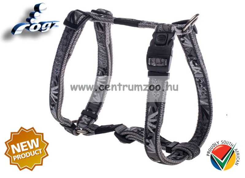 Image of Rogz Fancy Dress Scooter Hám Medium Sj12 -Bs Silver Gecko