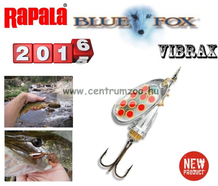 Image of Rapala Blue Fox Vibrax Hot Pepper Bfs2 Villantó
