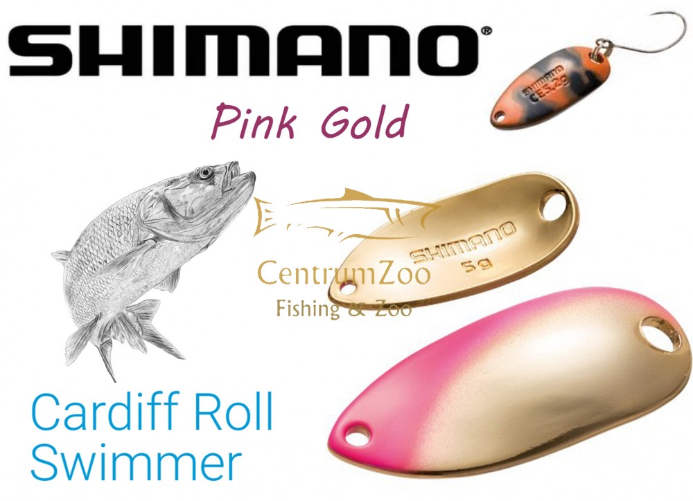 Image of Shimano Cardiff Roll Swimmer Premium Plating 1.5g Pink Gold 72T (5Vtrm15R72)