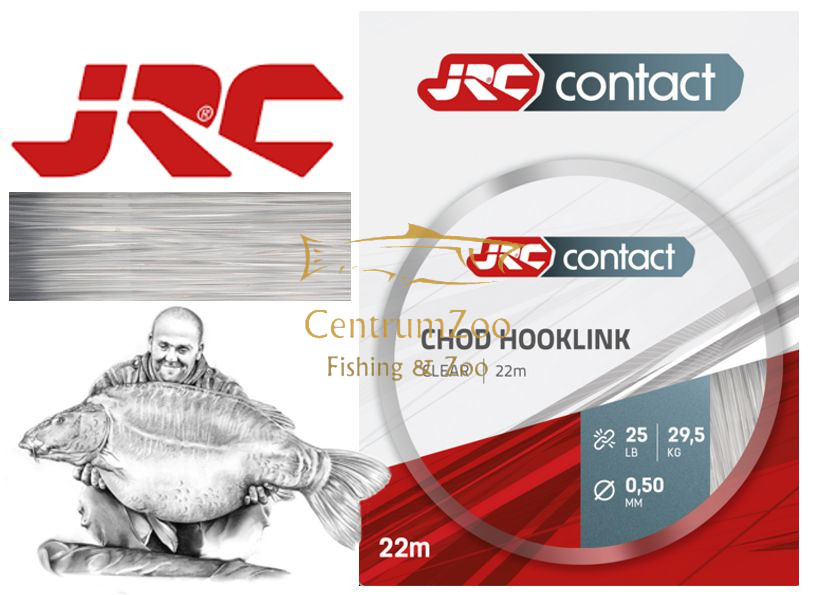 Image of Jrc Contact Chod Hooklink Clear 22M 25Lb Bevonatos Horogelőke (1553988)