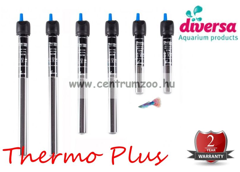 Image of Diversa Thermo Plus Automata Hőfokszabályzós Vízmelegítő 250W 32Cm (319314)