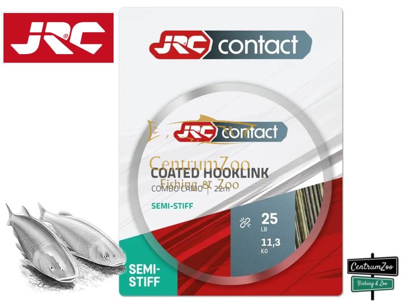 Image of Jrc Contact Coated Hooklink Deep Silt Semi Stiff 22M 30Lb Bevonatos Horogelőke (1553978)