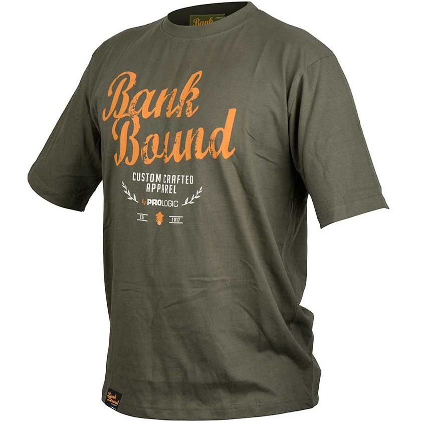Image of Prologic Bank Bound Retro Tee Green - Póló (54646 54647 54648 ) Több Méret