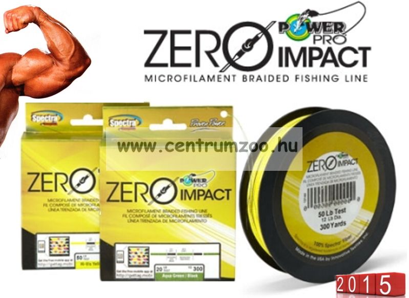 Image of Power Pro Zero Impact Fonott Zsinór 135m 0,41mm 40Kg Ag