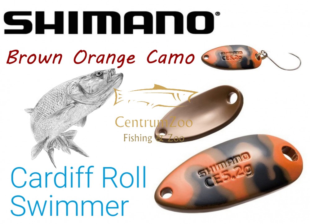 Image of Shimano Cardiff Roll Swimmer Camo Edition 4.5g Brown Orange Camo 23T (5Vtrc45R23)