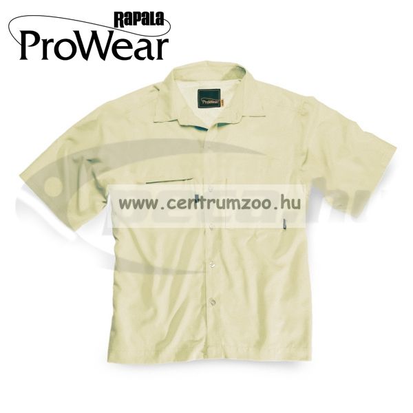 Image of Rapala Pro Wear Light Travel Shirt Sand M (22205-2)