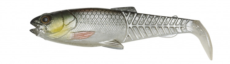 Image of Savage Gear Craft Cannibal Paddletail 10.5Cm 12G Gumihal Green Silver (71813)