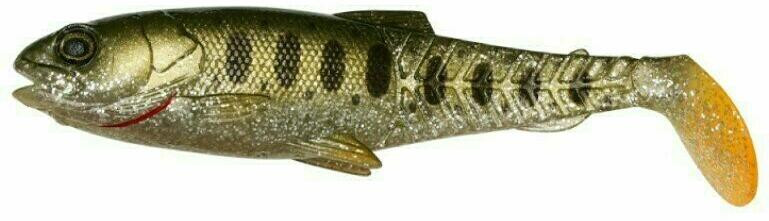 Image of Savage Gear Craft Cannibal Paddletail 10.5cm 12g Gumihal Olive Pearl Silver Smolt (71815)