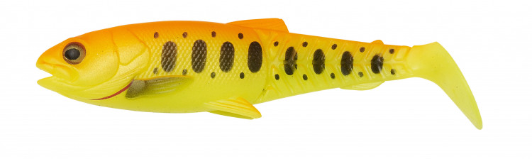 Image of Savage Gear Craft Cannibal Paddletail 12.5cm 20g Gumihal Golden Ambulance (71826)